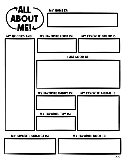 all about me therapy worksheet pdf